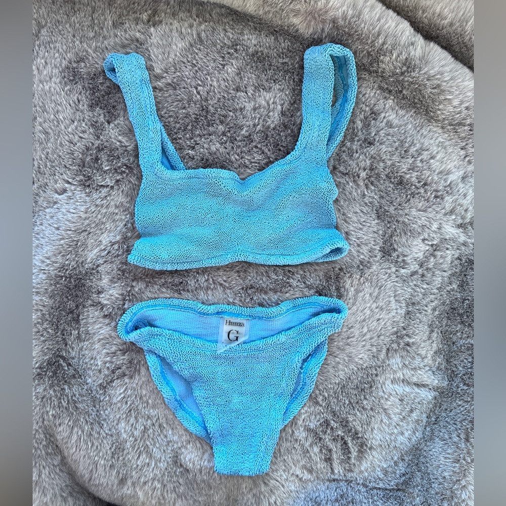 Hunza G Xandra Bikini in Blue